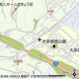 静岡県掛川市大多郎15周辺の地図