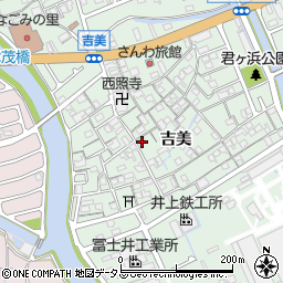 兵庫県姫路市大津区吉美245周辺の地図