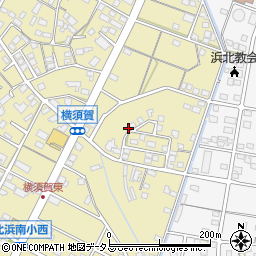 静岡県浜松市浜名区横須賀371周辺の地図