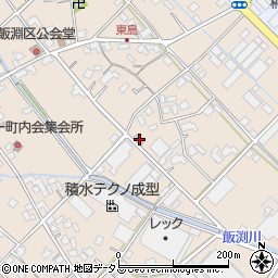 静岡県焼津市飯淵823周辺の地図