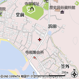 愛知県西尾市寺部町浜田28周辺の地図