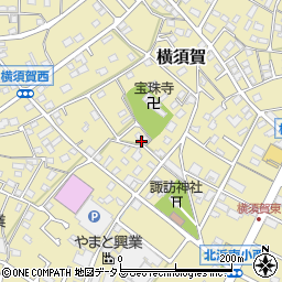 静岡県浜松市浜名区横須賀1076周辺の地図