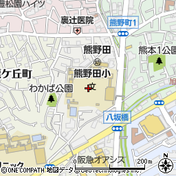 大阪府豊中市赤阪周辺の地図