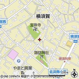 静岡県浜松市浜名区横須賀1071周辺の地図