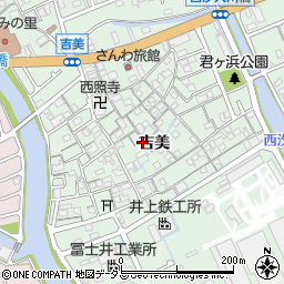 兵庫県姫路市大津区吉美266周辺の地図