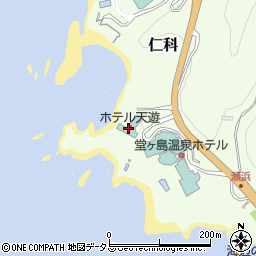 堂ケ島温泉　ホテル天遊周辺の地図