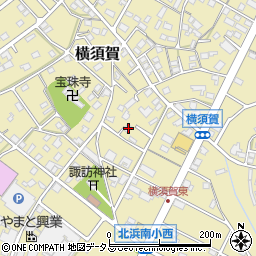 静岡県浜松市浜名区横須賀290周辺の地図