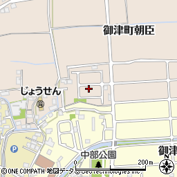 兵庫県たつの市御津町朝臣121周辺の地図
