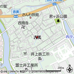 兵庫県姫路市大津区吉美263周辺の地図