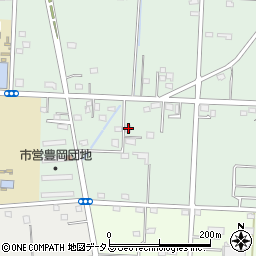 静岡県浜松市中央区豊岡町28周辺の地図