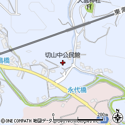 切山中公民館周辺の地図