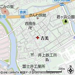 兵庫県姫路市大津区吉美243周辺の地図