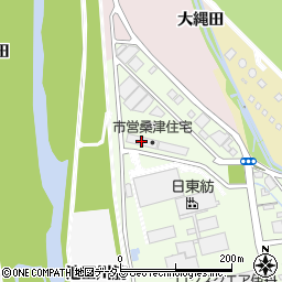 市営桑津住宅周辺の地図