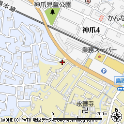 兵庫県高砂市米田町神爪241-2周辺の地図