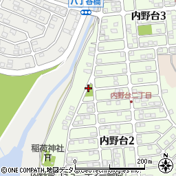 静岡県浜松市浜名区内野台2丁目21周辺の地図