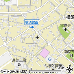 静岡県浜松市浜名区横須賀1162周辺の地図
