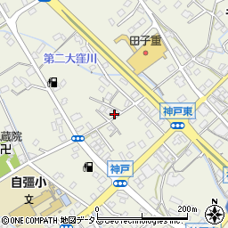 静岡県榛原郡吉田町神戸1662-6周辺の地図