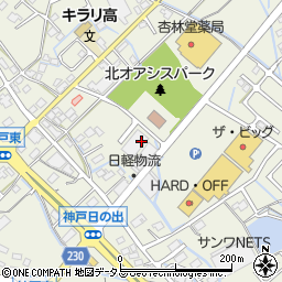 静岡県榛原郡吉田町神戸688周辺の地図