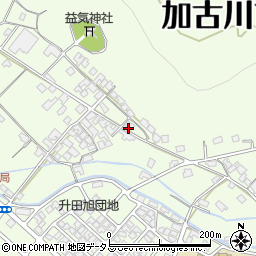 兵庫県加古川市東神吉町升田周辺の地図