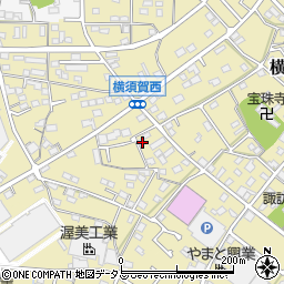 静岡県浜松市浜名区横須賀1167-3周辺の地図
