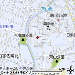 兵庫県姫路市東山464周辺の地図