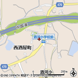 広島県三次市西酒屋町871-10周辺の地図