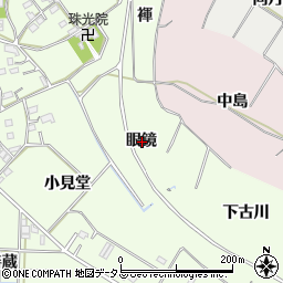 愛知県豊橋市大村町眼鏡周辺の地図