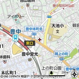 三井住友銀行豊中支店周辺の地図