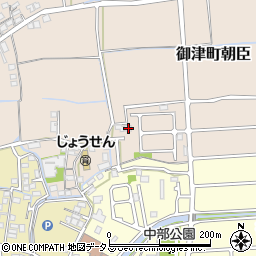 兵庫県たつの市御津町朝臣126周辺の地図