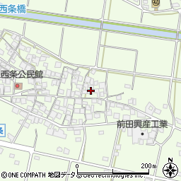 兵庫県加古川市八幡町上西条884周辺の地図