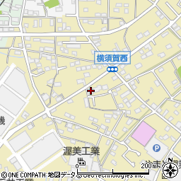 静岡県浜松市浜名区横須賀1212周辺の地図