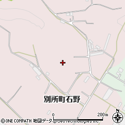 兵庫県三木市別所町石野1318周辺の地図