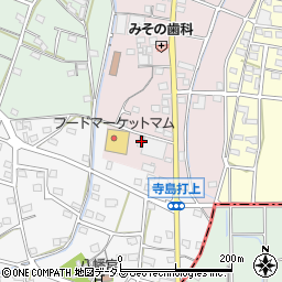 静岡県浜松市浜名区東美薗16周辺の地図
