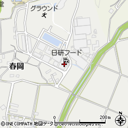 静岡県袋井市春岡655-3周辺の地図