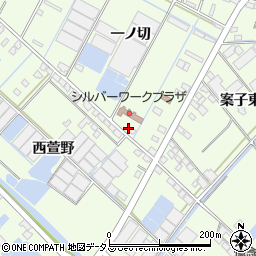 愛知県西尾市一色町生田一ノ切64周辺の地図