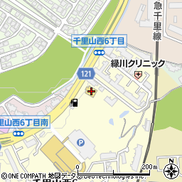 コーナンＰＲＯ　ＷＯＲＫ＆ＴＯＯＬ南千里店周辺の地図