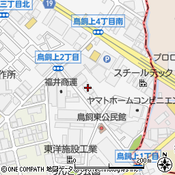 井上定株式会社北大阪店周辺の地図