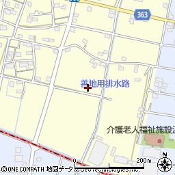 静岡県浜松市浜名区善地606-2周辺の地図