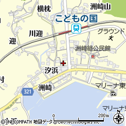 愛知県西尾市東幡豆町御堂前4周辺の地図