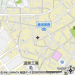 静岡県浜松市浜名区横須賀1213周辺の地図