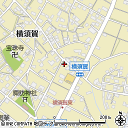 静岡県浜松市浜名区横須賀348-1周辺の地図