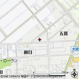 愛知県豊橋市下地町柳目8周辺の地図