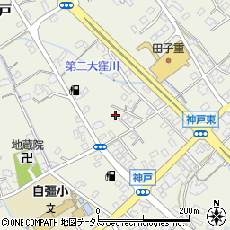 静岡県榛原郡吉田町神戸1662-2周辺の地図