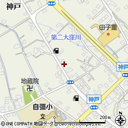 静岡県榛原郡吉田町神戸1674周辺の地図