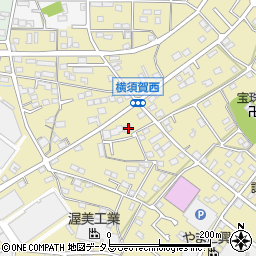 静岡県浜松市浜名区横須賀1219周辺の地図