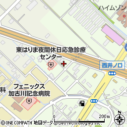 兵庫県加古川市東神吉町西井ノ口374周辺の地図