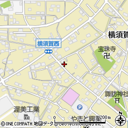 静岡県浜松市浜名区横須賀1116周辺の地図