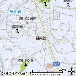 兵庫県姫路市東山524周辺の地図