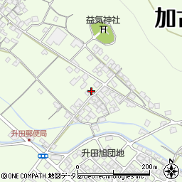 兵庫県加古川市東神吉町升田1238-4周辺の地図