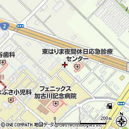 兵庫県加古川市東神吉町西井ノ口377周辺の地図